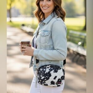 RARE Makeup Junkie Rodeo Queen Uptown Crossbody Bag